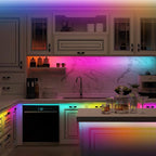 USB LED Strip Lights 13.2ft, Waterproof LED Strip Lights USB Powered RGB Lights with 3 Keys Controller Flexible LED Strip Lights Multicolor Chasing LED Lights for Indoor & Outdoor Decor