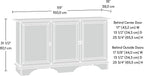 Sauder Viabella Storage Cabinet, Curado Cherry finish