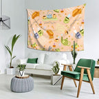 Pevtufa Tapestry 90x60in Scandinavian Style Hygge Print Tapestries For Bedroom Living Room Dorm Decor