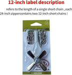 Ceiling Fan Pull Chain, 2pcs 3mm Diameter Beaded Ball Fan Pull Chain , 13.6 Inches Fan Pulls Set with Connector（Nickel ）