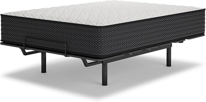 Signature Design by Ashley Limited Edition Firm 12 Inch Hybrid Mattress with Gel Memory Foam and Edge Support for Cool Sleep and Pressure Relief, California King, Fiberglass Free, Mattress In A Box