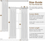 KangBang Beige Linen Blackout Curtains 72 Inches Long 6 ft, Back Tab Loop Pocket Room Darkening Soundproof Privacy Drapes for Traditional Family Room Bedroom,52x72 Inch, 2 Panels