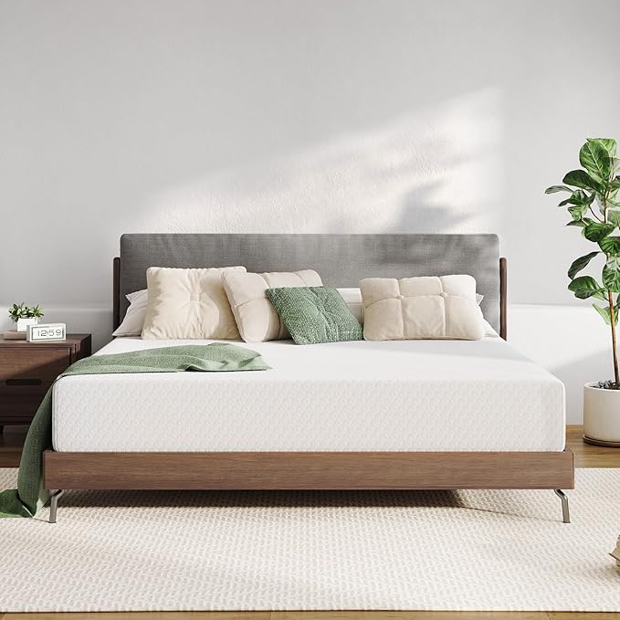 Novilla King Mattress, 10 Inch Memory Foam Mattress King Size with Comfort Foam for Pressure Relief & Fresh Cool Sleep,Removable Washable Cover,King Memory Foam Mattresses, Medium Firm