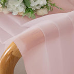 OWENIE Light Pink Sheer Curtains 63 Inch Length 2 Panels Set for Living Room/Bedroom, Rod Pocket Fimly Voile Blush Sheer Curtain for Nursery Room, Elegant Airy Sheer Panels, 2 Pcs Total 84Wx63L inch