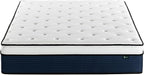ZINUS 14 Inch Cooling Comfort Support Hybrid Mattress [New Version], California King, Fiberglass Free, Medium Plush, Cooling Motion Isolation, Certified Safe Foams & Fabric, Mattress in A Box