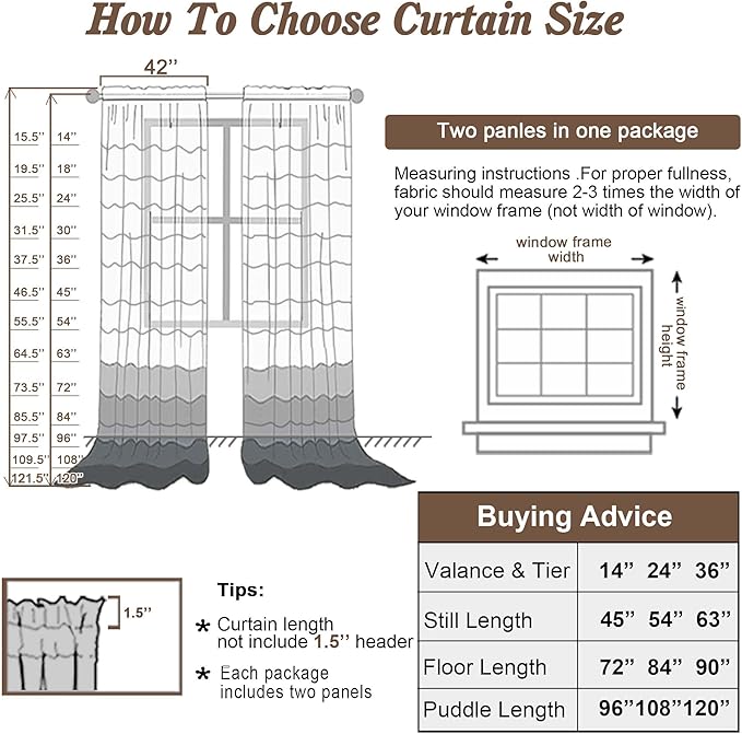 Chyhomenyc White Sheer Curtains 78 Inches Long 2 Panels Set for Living Room, Light Filtering Voile Lightweight Bedroom Curtains, Solid Window Treatment Drapes, Each 42W x 78L