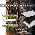 Cool Norse Viking Theme Curtains,Fantasy Ancient Symbols Wildlife Wolf Nordic Vikings Window Drapes Thermal Insulated Rod Pocket Blackout Drapes for Bedroom 2 Panels 63L x 31.5W