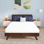 PayLessHere 5 Inch Memory Foam Mattress/Cooling Gel Bamboo Charcoal Infused Mattress/Medium Firm Mattresses/CertiPUR-US Certified/Bed-in-a-Box/Pressure Relieving Full Size,White