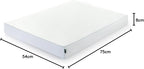 ZINUS 8 Inch Green Tea Cooling Gel Memory Foam Mattress, Full, Fiberglass Free, Cooling Gel Foam, Pressure Relieving, CertiPUR-US Certified, Mattress in A Box, White