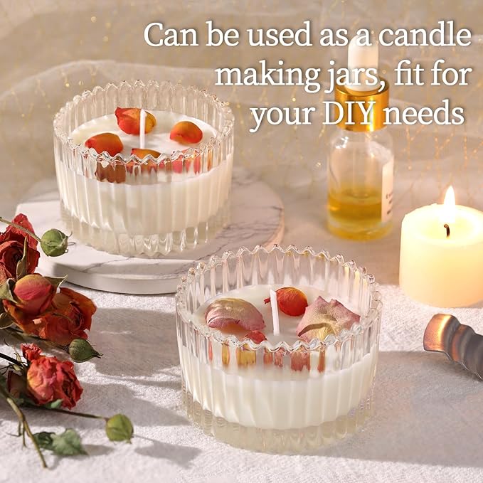 24 pcs Large Tea Light Holders, Clear Glass Candle Holders, Votive Candle Holders for Table Centerpiece Wedding Table Decor(1.57" H 2.64" D)