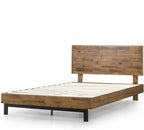 ZINUS Tricia Wood Platform Bed Frame with Adjustable Headboard / Wood Slat Support with No Box Spring Needed / Easy Assembly, Full