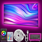 Led Lights for TV, 13.2ft TV Led Backlight 32-65 Inch, USB Led Light Strip with Remote, App Control, RGB Led Strip Lights Music Sync Color Changing Led Lights for Bedroom, Gaming Accessories