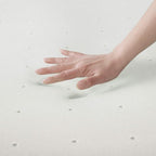 Best Price Mattress 2.5 Inch Ventilated Memory Foam Mattress Topper, CertiPUR-US Certified, Short Queen White
