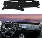 Dashboard Cover Mat Custom Fit for 1986-1993 Chevy S10 Blazer/GMC S15 Jimmy Sonoma/1991-1994 Oldsmobile Bravada Dash Cover Nonslip Dash Mat Protector Sunshade No Glare Black