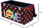 Idea Nuova Emoji Pals Love Collapsible Storage Trunk