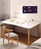 Personalized Sign Stars Sign, Outer Space Theme Wall Art Decor Custom Name Door Plate for Kids Room Nursery Planet Door Art Décor For Girls Boys Room Little Man Cave