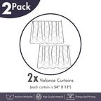 Ambesonne Dog Lover Window Valance Pack of 2, Repetitive Pattern of Pet Heads Paw Prints and Bones, Rod Pocket Curtain Valances for Kitchen Bedroom, 54" X 12", Taupe