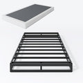Twin XL Box Springs Bed Base, 5 Inch Heavy Duty Metal Structure with Easy Clean Fabric Bed Cover, Non-Slip, No Noise, Easy Assembly