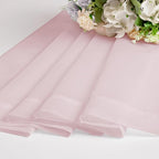 OWENIE Light Pink Sheer Curtains 63 Inch Length 2 Panels Set for Living Room/Bedroom, Rod Pocket Fimly Voile Blush Sheer Curtain for Nursery Room, Elegant Airy Sheer Panels, 2 Pcs Total 84Wx63L inch