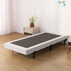 Twin XL Box Spring Bed Base 6 Inch, Low Profile Metal Boxspring XL Twin with Fabric Cover, 2000 Lbs Max Weight Capacity Mattress Foundation, Noise-Free, Easy Assembly