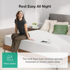 Novilla Queen Mattress, 12 Inch Queen Size Memory Foam with Comfort for Pressure Relief & Cool Fresh Sleep,Removable Washable Cover, Medium Firm