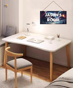 Personalized Signs Universe Sign Science Fiction Theme Sign For Kids Room Nursery Wall Art Décor Outer Space Art Wall Decor For Boys Room Girls Bedroom Little Man Cave