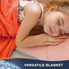 Walensee Fleece Blanket Plush Throw Fuzzy Lightweight (Twin Size 60x80 Coral) Super Soft Microfiber Flannel Blankets for Couch, Bed, Sofa Ultra Luxurious Warm and Cozy for All Seasons