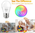 LED 3W 25 Watt Light Bulbs Equivalent, 120V Ceiling Fan Light Table Lamp Bulb Warm White 2700K LED Energy Saving Light E26 Base, Suitable for Home 4 Pack