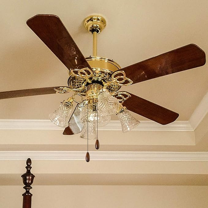 8 Pieces Ceiling Fan Pull Chains Extender Wooden Pendant Pull Chain Extension for Ceiling Light Lamp Fan(Walnut Color)
