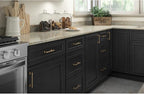 Franklin Brass Bar (20-Pack) Cabinet Handles 4" Hole Center Pulls | Champagne Bronze Hardware Kitchen Door, Drawers, Dressers, Furniture P29617K-CZ-B2