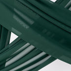 Socomi Wedding Arch Draping Fabric 3 Panels 29" x 19Ft Emerald Green Sheer Chiffon Curtain Drapes 6 Yards for Wedding Ceremony Birthday Party Decoration