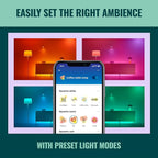 WiZ Connected Smart Light Strip, Sunset/Sunrise Automation, Preset Modes, Control with Voice or App, Full Color RGB Lighting, Voice Control, 50ft Cut to Fit