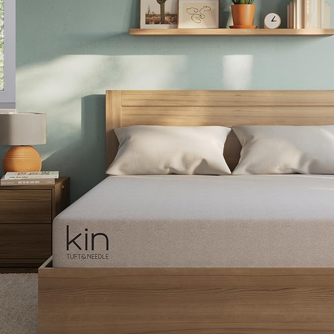 Tuft & Needle Kin Medium Firm 10" Twin XL Adaptive Foam Mattress in a Box, Cooling Pressure Relief, Balanced Support, 100 Night Trial, Fiberglass-Free, CertiPUR-US, 10-Year Limited Warranty