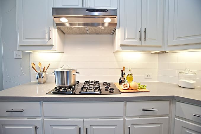 HBL' 6 Pack | 3 Inch Center to Center Brushed Nickel Cabinet Pulls Kitchen Cabinet Handles,Made of Stainless Steel,Ideal for Cabinet,Drawer,Cupboard and Wardrobe.