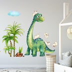 Cartoon Dinosaur Wall Stickers Decals Kid Room Nursery Baby Bedroom Décor (Cute Dinosaur Rabbit)