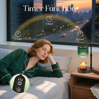 Candle Warmer Lamp with Timer: Emerald Green Candle Warming Lamp with 2 Bulbs Height Adjustable Wax Melt Dimmable Bedroom Decor Christmas Gift for Women