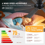 Ceiling Fans with Lights- 52" Low Profile Indoor Ceiling Fan with Light and Remote/APP Control, 8 Blade,Flush Mount, LED Dimmable DC Reversible Modern Ceiling Fan for Bedroom（Black）