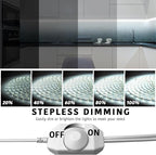 dalattin White LED Strip Lights, 40ft Dimmable LED Light Strip 6500K Bright Daylight White 24V, 720 LEDs 2835 Tape Lights for Bedroom, Kitchen, Mirror, Home Decoration(2 * 20ft)