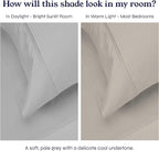 California Design Den 2-Pack Queen Bed Sheets Set - 400 Thread Count 100% Cotton Sateen - Extra Soft, Breathable & Cooling Sheets, Wrinkle Resistant, 2 Sets of Deep Pocket Bed Sheets - Light Grey