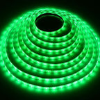 iNextStation 12V LED Light Strip IP65 Waterproof Green LED Strip Lights 16.4ft/5m Cuttable 300 SMD 2835 LED Tape Flexible Led Lights for Bedroom Outdoor Indoor Decor (Power Adapter not Included)