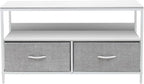 Sorbus TV Stand Dresser with 2 Faux Wood Drawers - Television Riser Chest with Storage - Bedroom, Living Room, Closet, & Dorm Furniture