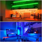 DAYBETTER Waterproof Led Lights for Bedroom, 32.8ft (2 Rolls of 16.4ft) Led Strip Lights, 300 LEDs Color Changing RGB 44 Keys Remote Controller, 12v for Outdoor Room Home Party Christmas Decoration