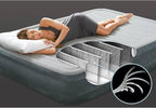 Intex Comfort Plush Mid Rise Dura-Beam Airbed with Built-in Electric Pump, Bed Height 13", Full