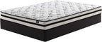Signature Design by Ashley Twin Size Chime 8 Inch Medium Firm Innerspring Mattress with Pressure Relief Quilt Foam, Fiberglass Free, Mattress In A Box