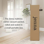 Modway Jenna 10” Innerspring and Memory Foam California King Mattress With Individually Encased Coils, White