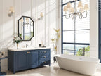 Kelly Miller 20"x28" Scalloped Black Bathroom Mirror for Wall Mount, Home Mirror