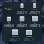 LuxClub 4 PC Cal King Size Sheet Set Bed Sheets, Breathable Luxury Deep Pockets Wrinkle Free Cooling Sheets Machine Washable Hotel Bedding (Cal King, Striped Navy)