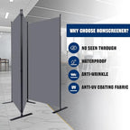 Room Divider 6FT Portable Room Dividers and Folding Privacy Screens, 102'' W Fabric Divider for Room Separation, 3 Panel Partition Room Dividers Freestanding Wall Divider Screen for Dorm Studio Office