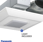 Panasonic FV-0510VSCL1 WhisperValue Multi-Flow Bathroom Fan, White