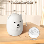 Night Light for Kids Cute Night Lamp Baby Night Light for Nursery 9 Color Changing Silicone Remote Sleep Timer for Toddler/Baby/Girls/Boys/Bedroom/Nursery